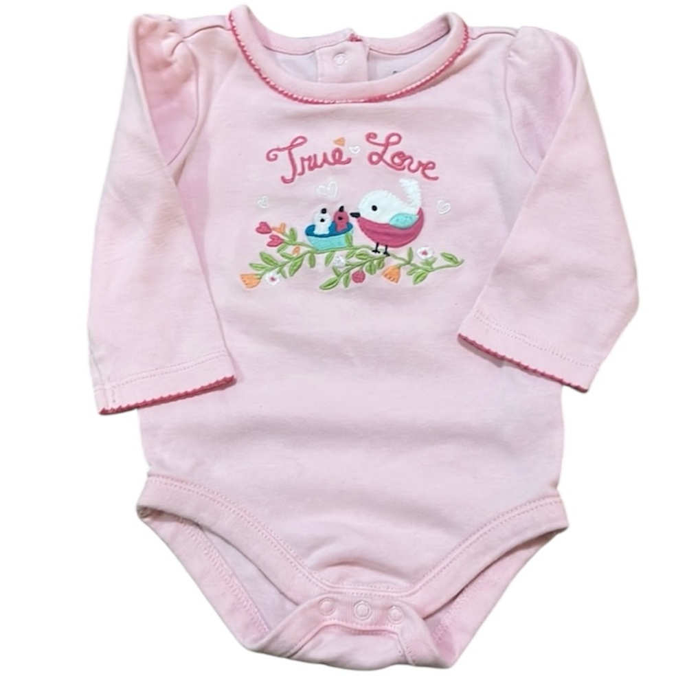 🔴Longsleeve girls onesie. Size 3-6 months
